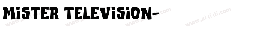 Mister Television字体转换